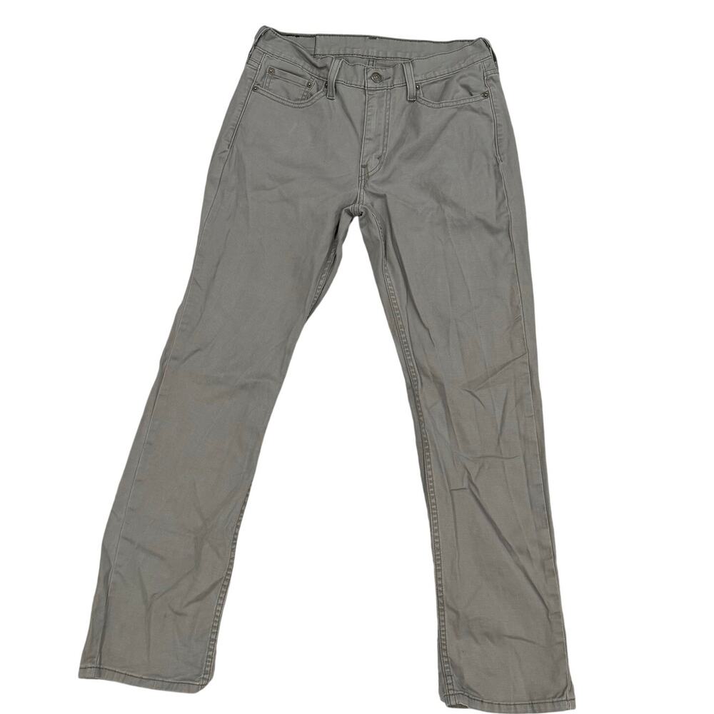 Levi's 514 Straight Jeans Men W30 Gray Stretch 28in Actual